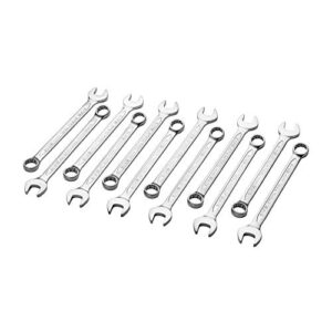 jetech 9/16 inch combination wrench (12 pack) - durable sae inch cr-v steel high strength spanner in sand blasted finish
