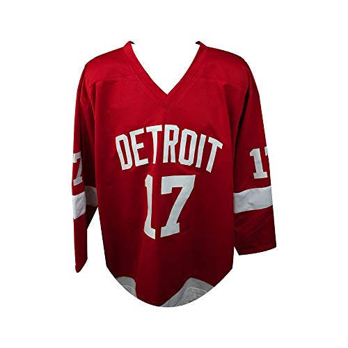 Brett Hull Autographed Detroit Custom Red Hockey Jersey HOF 09 Inscription - BAS COA