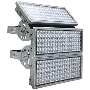 kekeou gdidea led flood light outdoor 300w field lights stadium lights led floodlights 33000lm 6500k ip67 waterproof adjustable lighting angle exterior flood lights for arenas