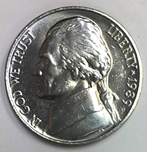 1989 P Jefferson Nickel Five-Cent Piece BU