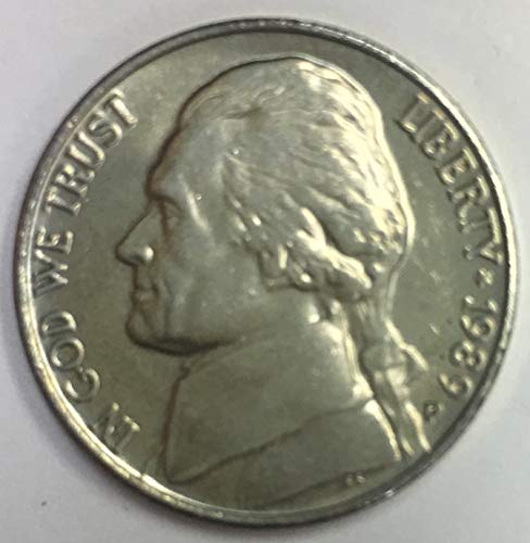 1989 P Jefferson Nickel Five-Cent Piece BU