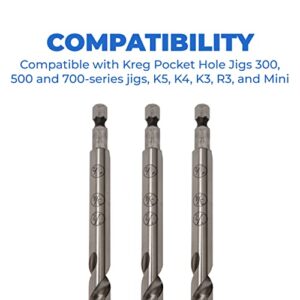 Kreg KPHA300 Easy-Set Pocket-Hole Drill Bit