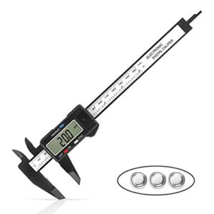 digital caliper, sangabery 0-6 inches caliper with large lcd screen, auto - off feature, inch and millimeter conversion measuring tool, perfect for household/diy measurment, etc