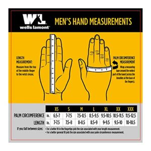 Wells Lamont Men's FX3 Extreme Dexterity H-Viz Fluorescent Work Gloves, Touchscreen,Yellow Large 7860