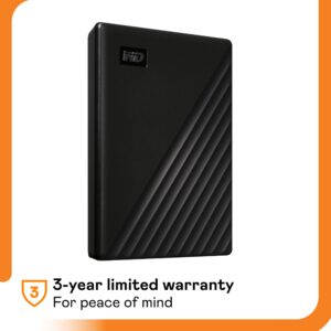 Western Digital 2TB My Passport Portable External Hard Drive with backup software and password protection, Black - WDBYVG0020BBK-WESN