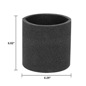 90585 Foam Sleeve VF2001 Foam Replacements Filters Compatible with Most Shop-Vac Wet/Dry Vacuum Cleaners 5 Gallon and Above, Vacmaster & Genie Shop Vacuum Cleaner, Replace Parts # 9058500, 5 Pack