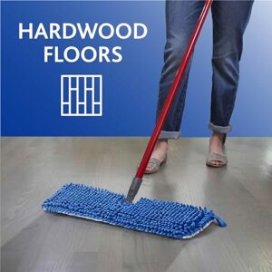 O-Cedar Hardwood Floor 'N More Microfiber Flip (4-Pack) Mop Refill, 4 Count (Pack of 1)