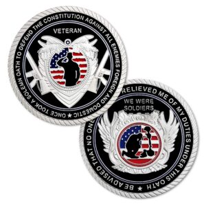 military veteran challenge coin army soldiers gift