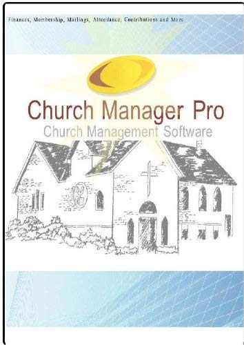 Church Management Software Professional System; Church Facilities, Office, Bookkeeping and Finances Administration Software; Win Only CD-ROM; Multiuser License (100,000 Members) - 5 User Licenses