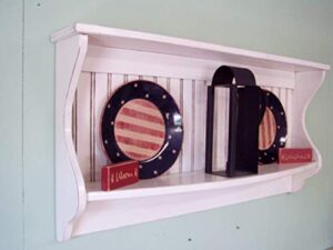 plate holder/primitive home decor/plate and platter display/bowl rack with shelf