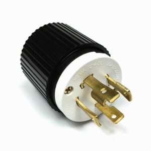 power products nema l14-30p ul listed male locking generator plug 30a 125/250v 3 pole 4 wires