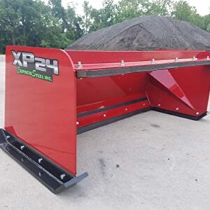 5' XP24 Pullback Skid Steer Snow Pusher Red