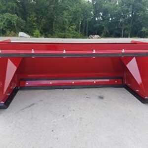 5' XP24 Pullback Skid Steer Snow Pusher Red