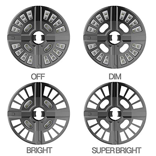 Umbrella Light, Magictec 44 LED Patio Umbrella Cordless Lights with 3 Lighting Modes Operated by 4 AA Battery (NOT Include) for Patio Umbrellas Camping Tents or Outdoor Use