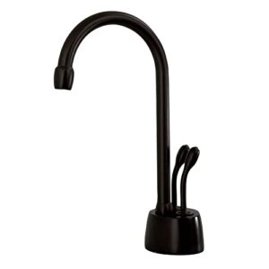 Westbrass D272HFP-62 Develosah 2-Handle Hot and Cold Water Dispenser with Instant Heating Tank, Matte Black