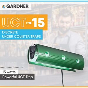 Gardner - UCT-15 – Discrete Under The Counter UV Fly Light – Trap Even The Tiniest Insects – No Zapper – (Green)