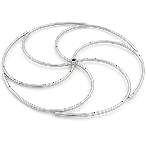 Firenado 30-Inch Natural Gas Spiral Ring Burner - Stainless Steel