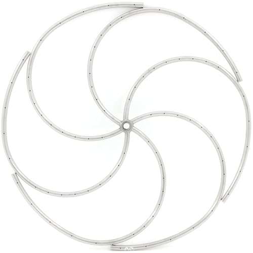 Firenado 30-Inch Natural Gas Spiral Ring Burner - Stainless Steel