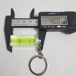 3PCS Keychain Spirit Bubble Level Mini Pocket Tool 15x15x40mm Spirit Levels Measuring Layout Tools
