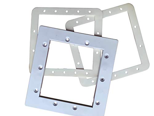 10 Hole Swimming Pool Skimmer Faceplate and Gasket Set (8.4 inches)