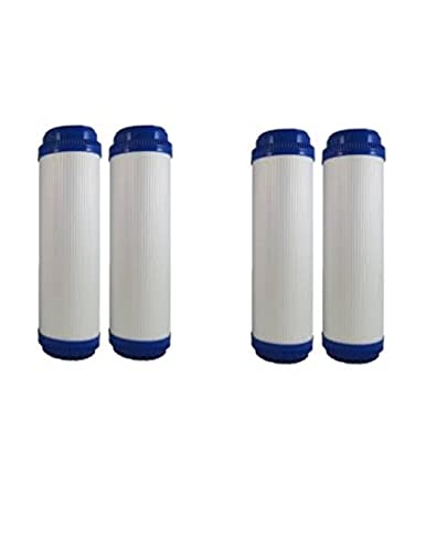 4-Pack Replacement for Compatible with U25 Granular Activated Carbon Filter - Universal 10-inch Cartridge Compatible with Water Filter Unit - Model U25