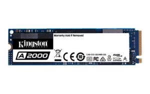 kingston 1tb a2000 m.2 2280 nvme internal ssd pcie up to 2000mb/s with full security suite sa2000m8/1000g