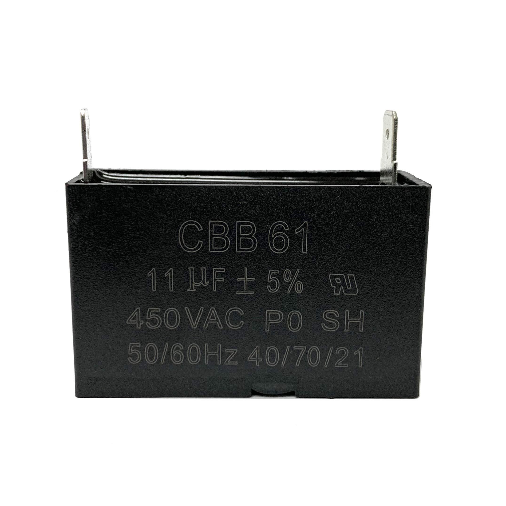 POWER PRODUCTS Generator Capacitor 450 VAC 11uF 11μf 50/60Hz CBB61 SH40/70/21 DB UL