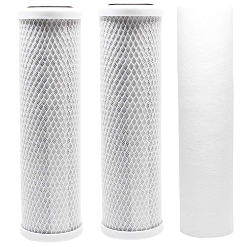 2-Pack Replacement for WaterPur CCI-10-CLW Granular Activated Carbon Filter - Universal 10-inch Cartridge for WaterPur Clear Water Filter Housing