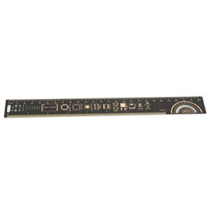 PCB Ruler, Multifunctional Ruler Electronic Engineers Ruler 10 inch 25cm Printed Circuit Board Ruler