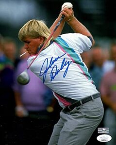 john daly autographed golf (smoking) 8x10 photo - jsa