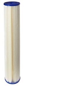 cfs – 1 pack pleated cellulose polyester water filter cartridge compatible with ecp20-20bb models – remove bad taste & odor – whole house replacement water filter cartridge- white