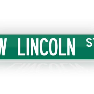 Customized Green Road Sign Personalized Novelty Street Sign