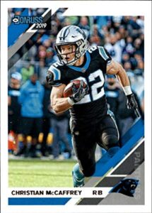 2019 donruss football #42 christian mccaffrey carolina panthers official nfl trading card from panini america