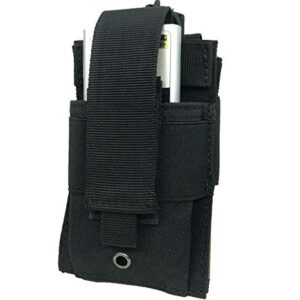 LefRight Multi Purpose MOLLE Compact Utility Gadget Phone Belt Holder Pouch Small with Carabiner