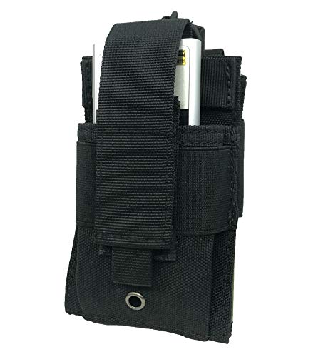 LefRight Multi Purpose MOLLE Compact Utility Gadget Phone Belt Holder Pouch Small with Carabiner