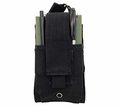 LefRight Multi Purpose MOLLE Compact Utility Gadget Phone Belt Holder Pouch Small with Carabiner