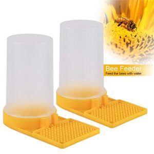 2 Pack Bee Water Feeder Beehive Bee Feeder Beekeeping Water Dispenser Honey Feeder Honey Beehive Entrance Feeder Bee Drinking Honey Beekeeping Equipment