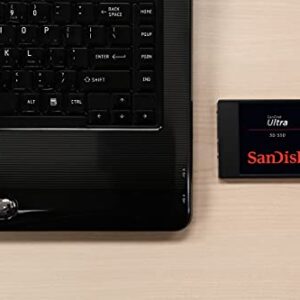 SanDisk Ultra 3D NAND 4TB Internal SSD - SATA III 6 GB/S, 2.5"/7mm, Up to 560 MB/S - SDSSDH3-4T00-G25, Solid State Hard Drive