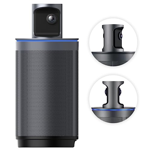 KanDao Meeting 360 Video Conference Room Camera, 8K Captured 1080P HD 360° Meeting Room Camera, 8*Mics & 20W Speaker Automatic Speaker Focus & Smart Zooming All-in-one Plug & Play Conference Webcam