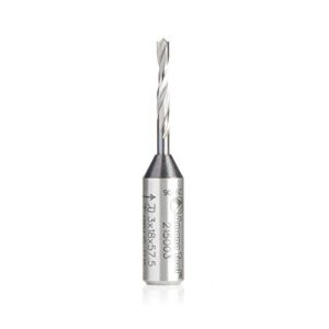 amana tool 215003 solid carbide dowel drill boring bit r/h 3mm d x 57.5mm long x 10x25mm shk