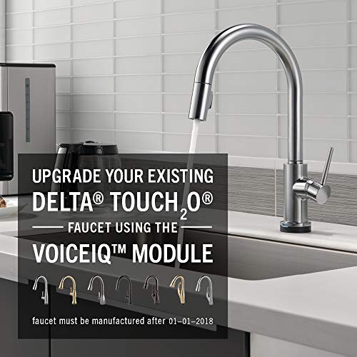 Delta Faucet VoiceIQ Module for Delta Touch2O Kitchen Sink Faucets, Alexa and Google Assistant Voice Activated, Smart Home, EP100855