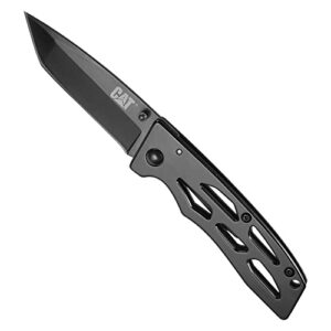caterpillar - 6-1/2" folding knife, hand tools, knives/blades - no utility, knives - folding (980005),black