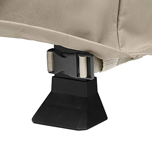 Classic Accessories Storigami Water-Resistant 140 Inch Easy Fold Patio Furniture Cover, Goat Tan, Patio Furniture Covers