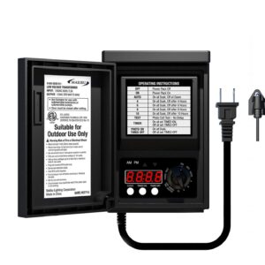 Malibu Power Pack 200watt Low-Voltage Weatherproof Transformer with Photo Sensor for Low-Voltage Landscape Lighting