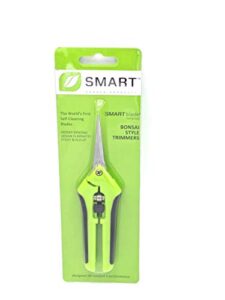 smart blade self cleaning pruning scissors, bonsai trimming, curved blade scissors, (1 pair)