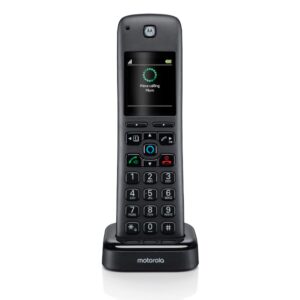 Motorola AX DECT 6.0 Accessory Cordless Handset for Motorola AX Series of Smart Cordless Phone and Answering Machines with Alexa Built-in