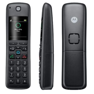 Motorola AX DECT 6.0 Accessory Cordless Handset for Motorola AX Series of Smart Cordless Phone and Answering Machines with Alexa Built-in
