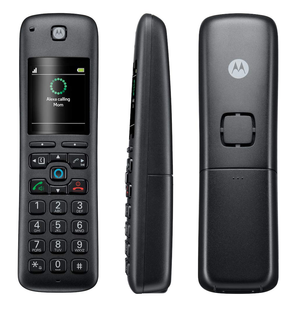 Motorola AX DECT 6.0 Accessory Cordless Handset for Motorola AX Series of Smart Cordless Phone and Answering Machines with Alexa Built-in