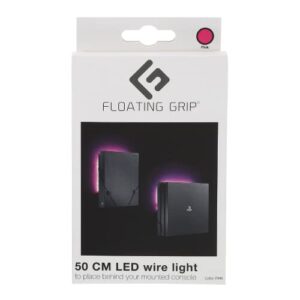 1 feet/0.5M Light Strip by FLOATING GRIP - LED Light Strip with USB Plug and Removeable Sticker on The Back. (Pink)