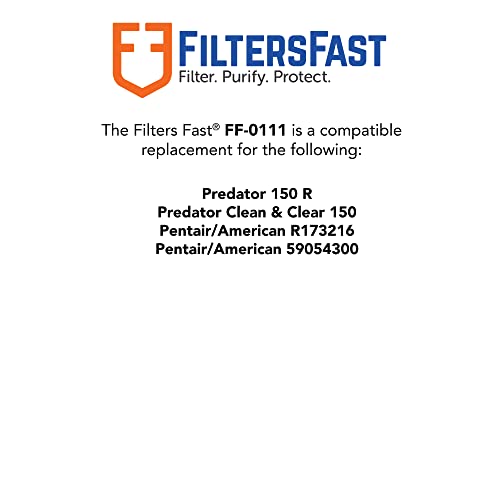 Filters Fast Compatible Replacement for Predator 150, Pentair R173216